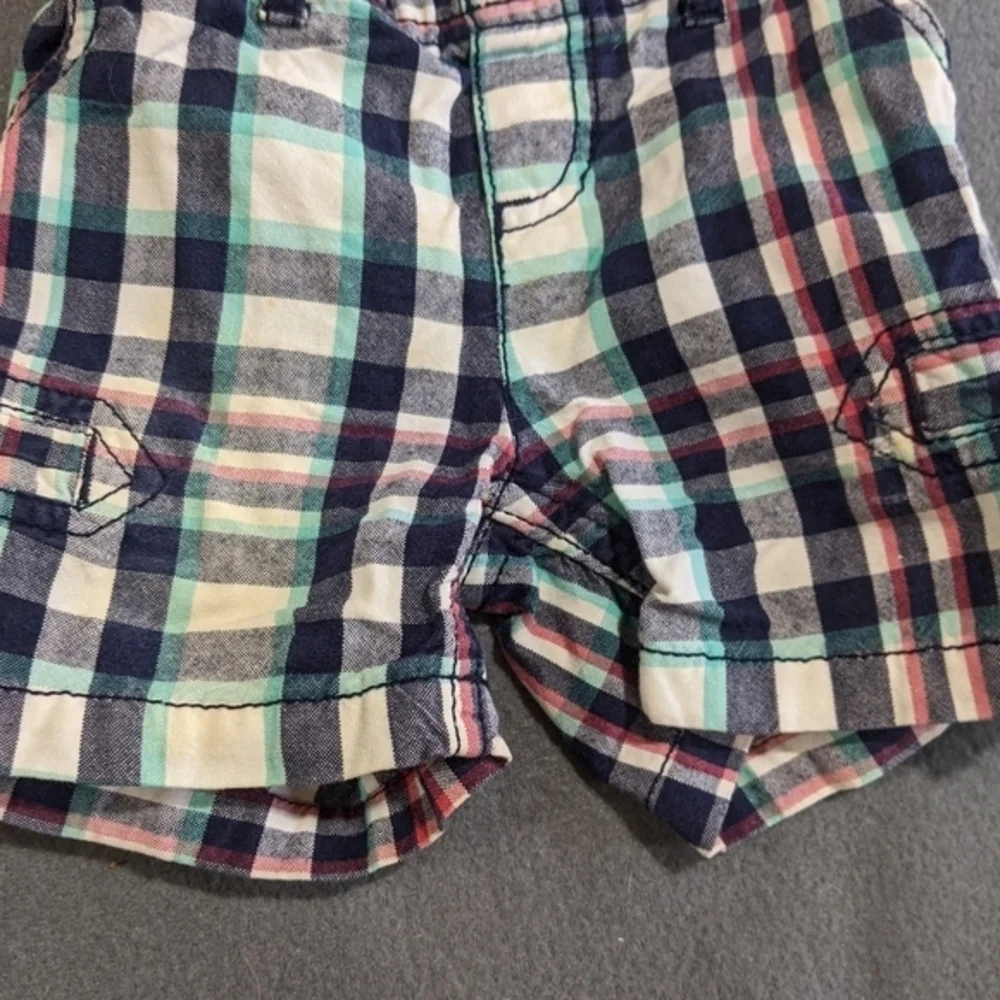 Boys plaid cotton‎ shorts 6 months Carter's Arizona Koalakids